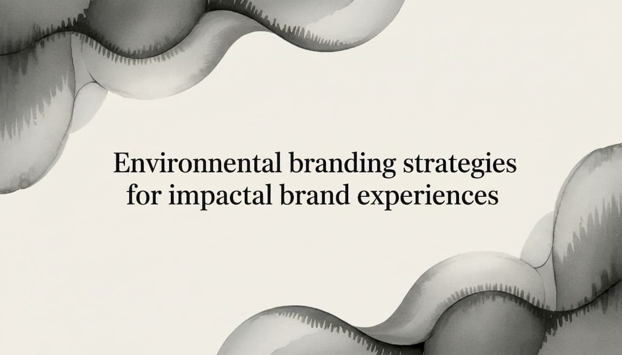 Environmental branding strategies for impactful brand experiences