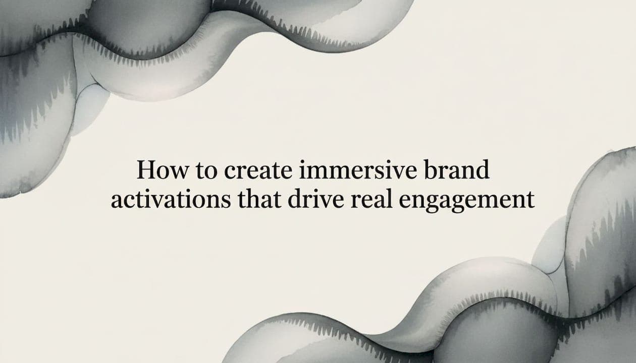 How to create immersive brand activations that drive real engagement