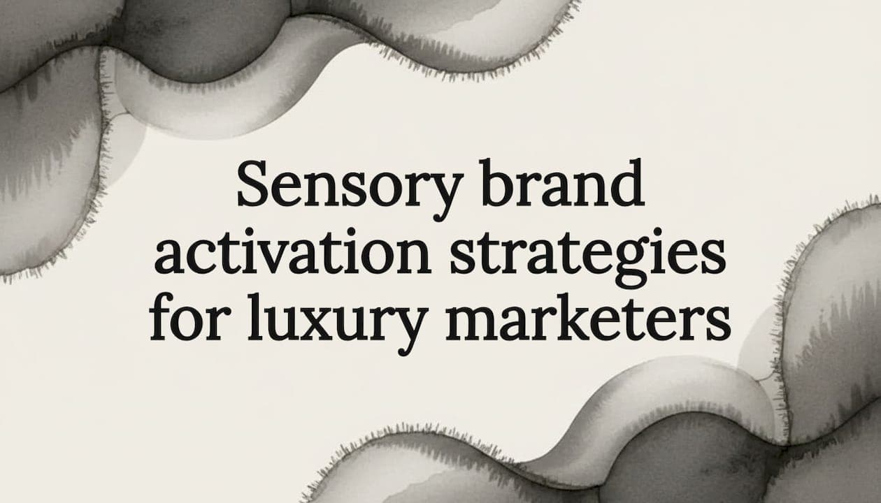 Sensory brand activation strategies for luxury marketers