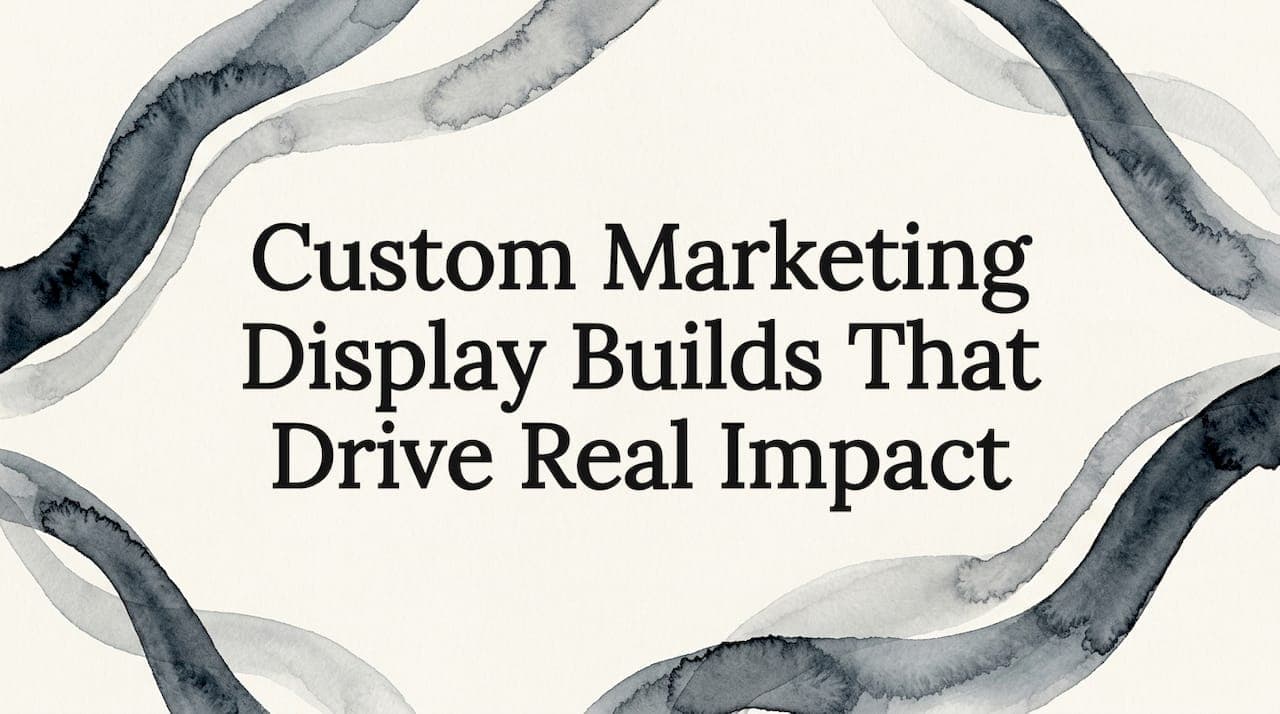 Custom Marketing Display Builds That Drive Real Impact
