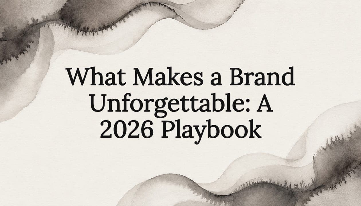 What Makes a Brand Unforgettable: A 2026 Playbook